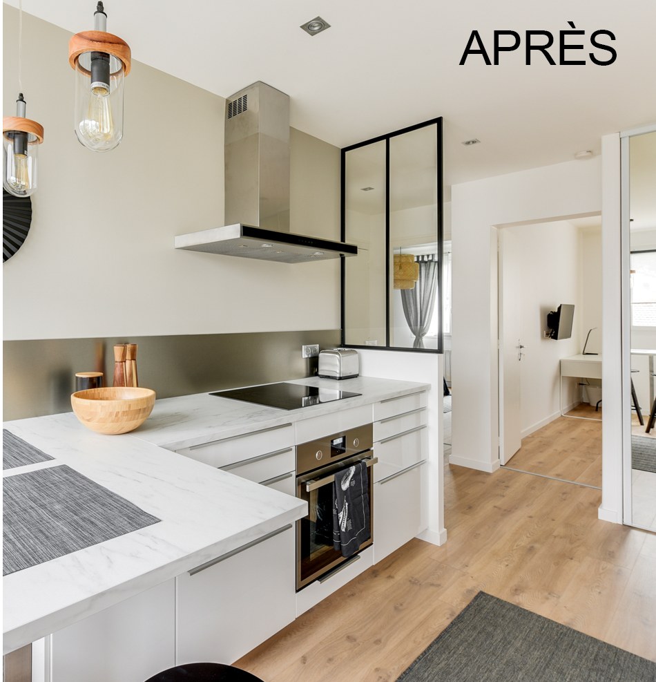 Cuisine rénovée par MB Electricité multi-services - après